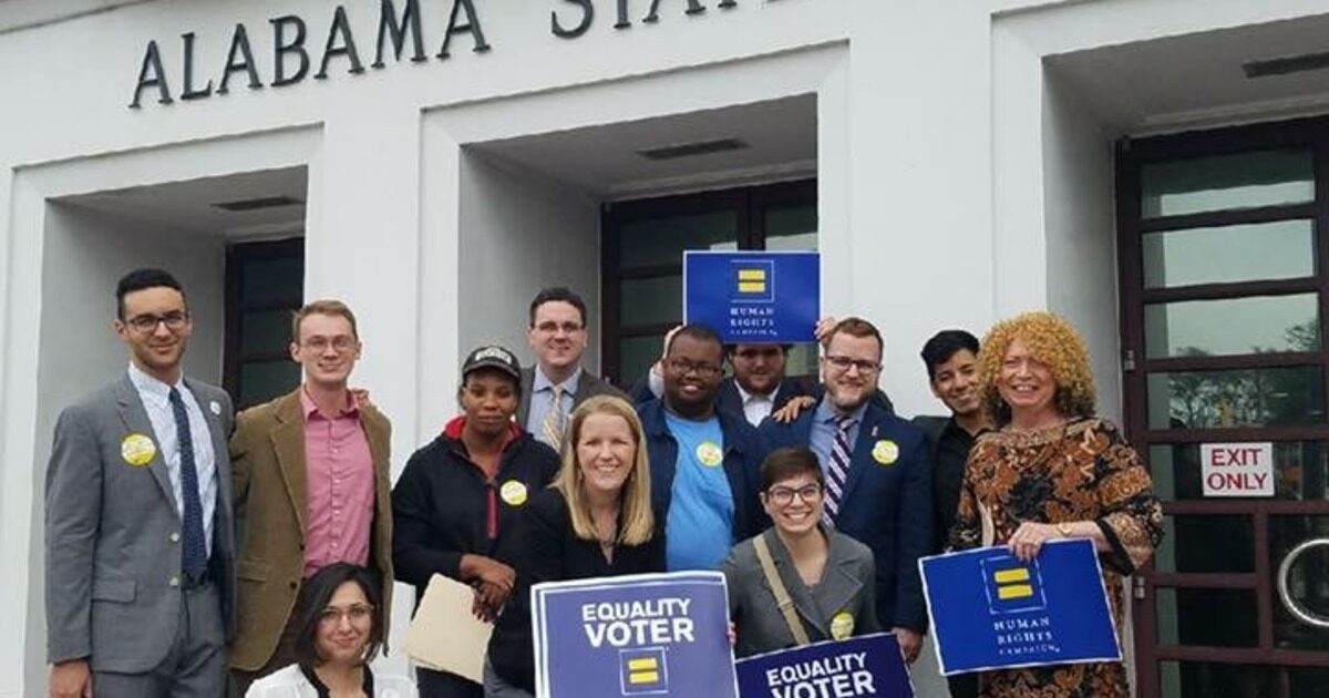 HRC Alabama Equality Voters Make Voices Heard in Montgomery Human