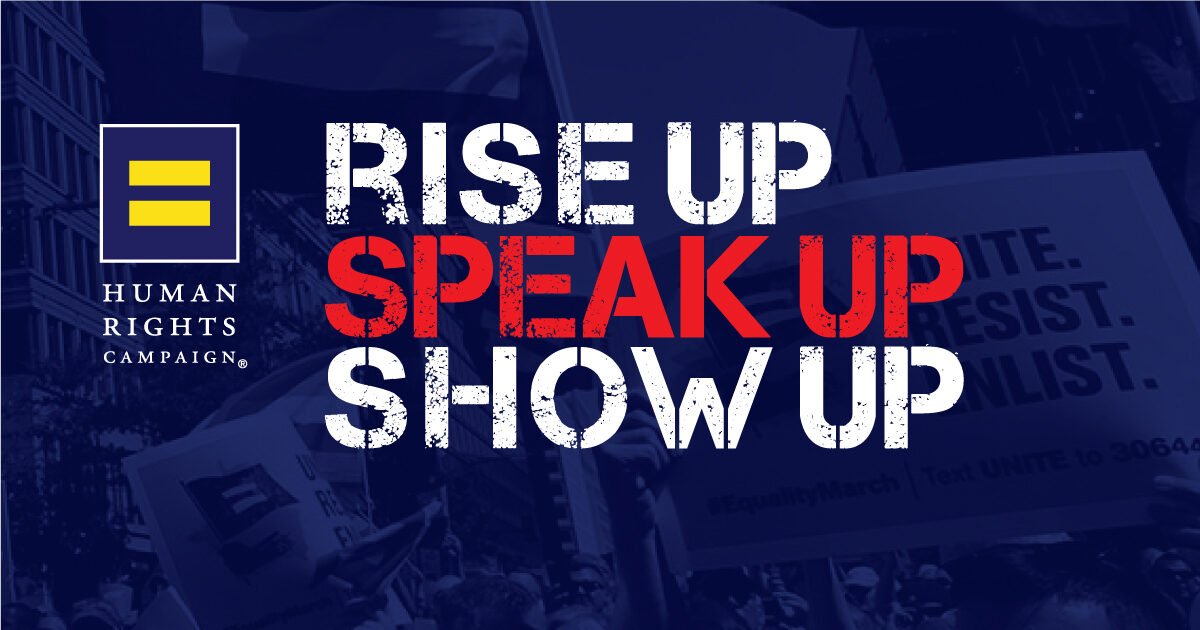 Rise up. Speak up. Show up this National LGBTQ Pride Month - Human ...