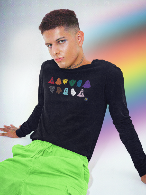 Rainbow Ghosts Longsleeve